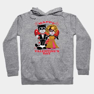 Zapped Kat Happy Valentine’s Day by Swoot Hoodie